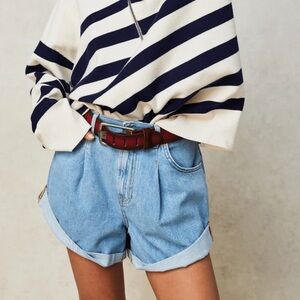 Free People NWT Danni Denim Shorts